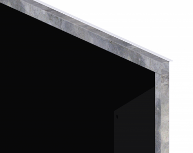 Frame bestaande uit 3 kokerprofielen (standaard bij DSCM-N)