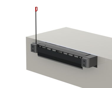 MDL-R 0520 voorbouw, 2000mm breed