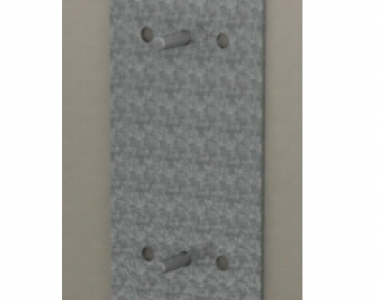 ADC-5010 (250x500x10 LxHxP) Galvanisé